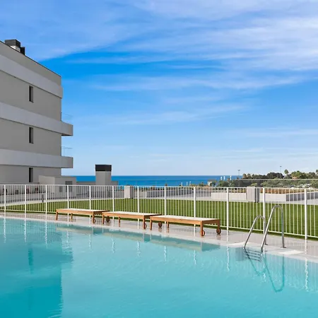 Lägenhet New Luxury 2br Sea Views Pool Estepona