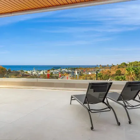 New Luxury 2br Sea Views Pool Lägenhet Estepona